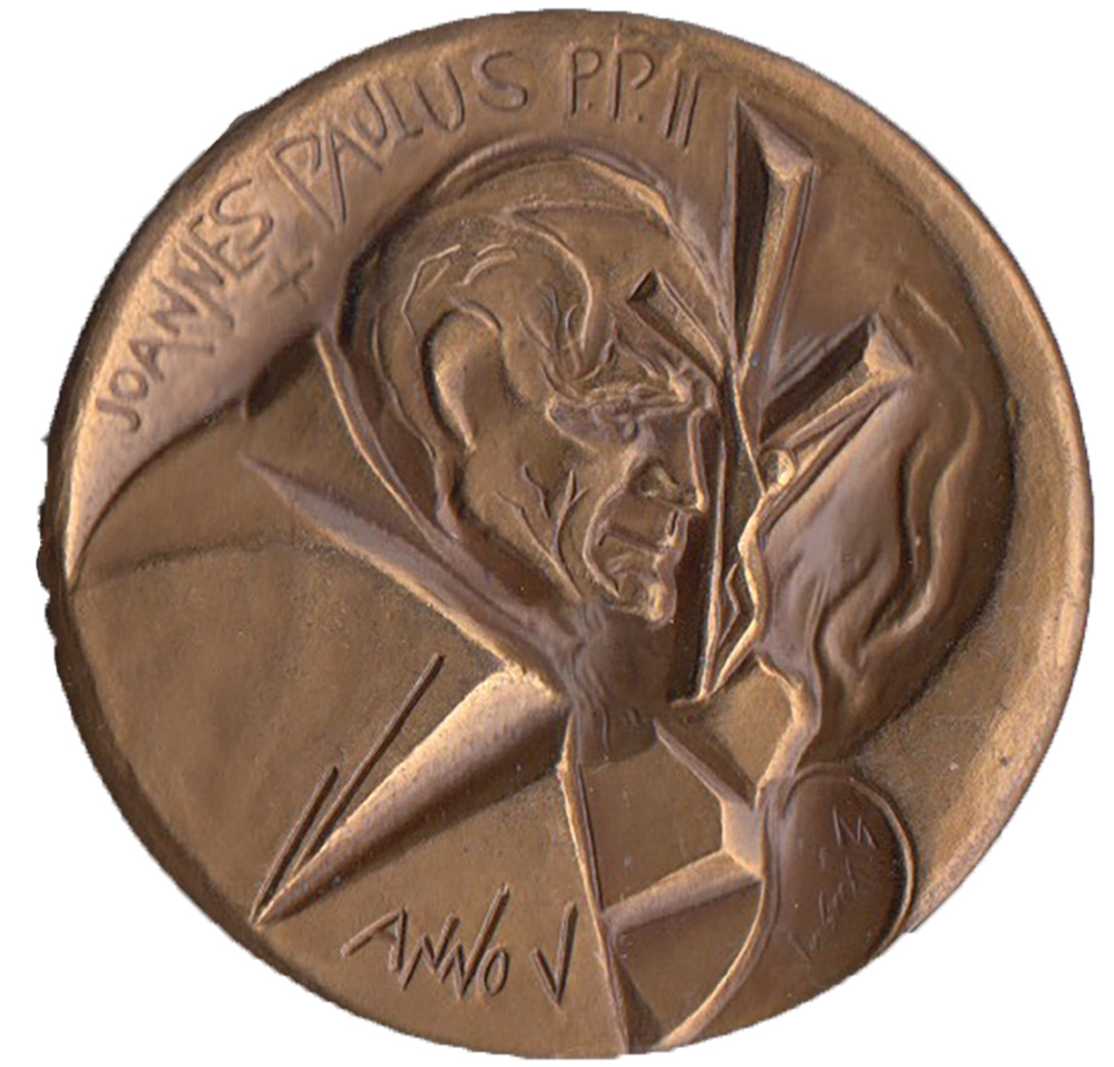 1983 - ANNO V  MEDAGLIA BRONZO Giovanni Paolo II