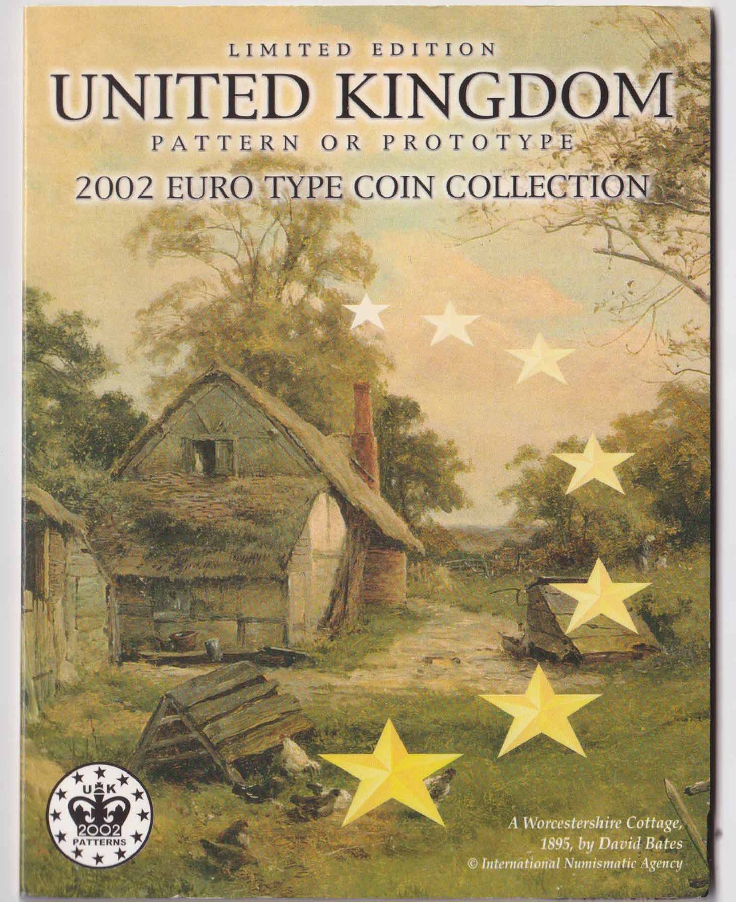 GRAN BRETAGNA a serie completa 8 monete Pattern 2002