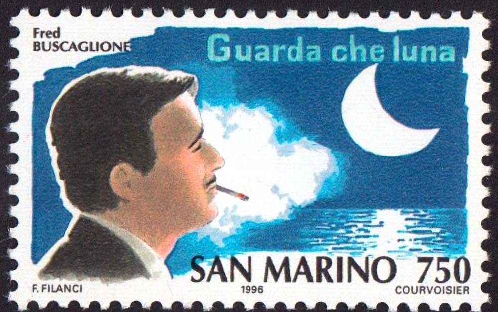 San Marino Storia canzone Italiana "Guarda che Luna" 1996 nuovo