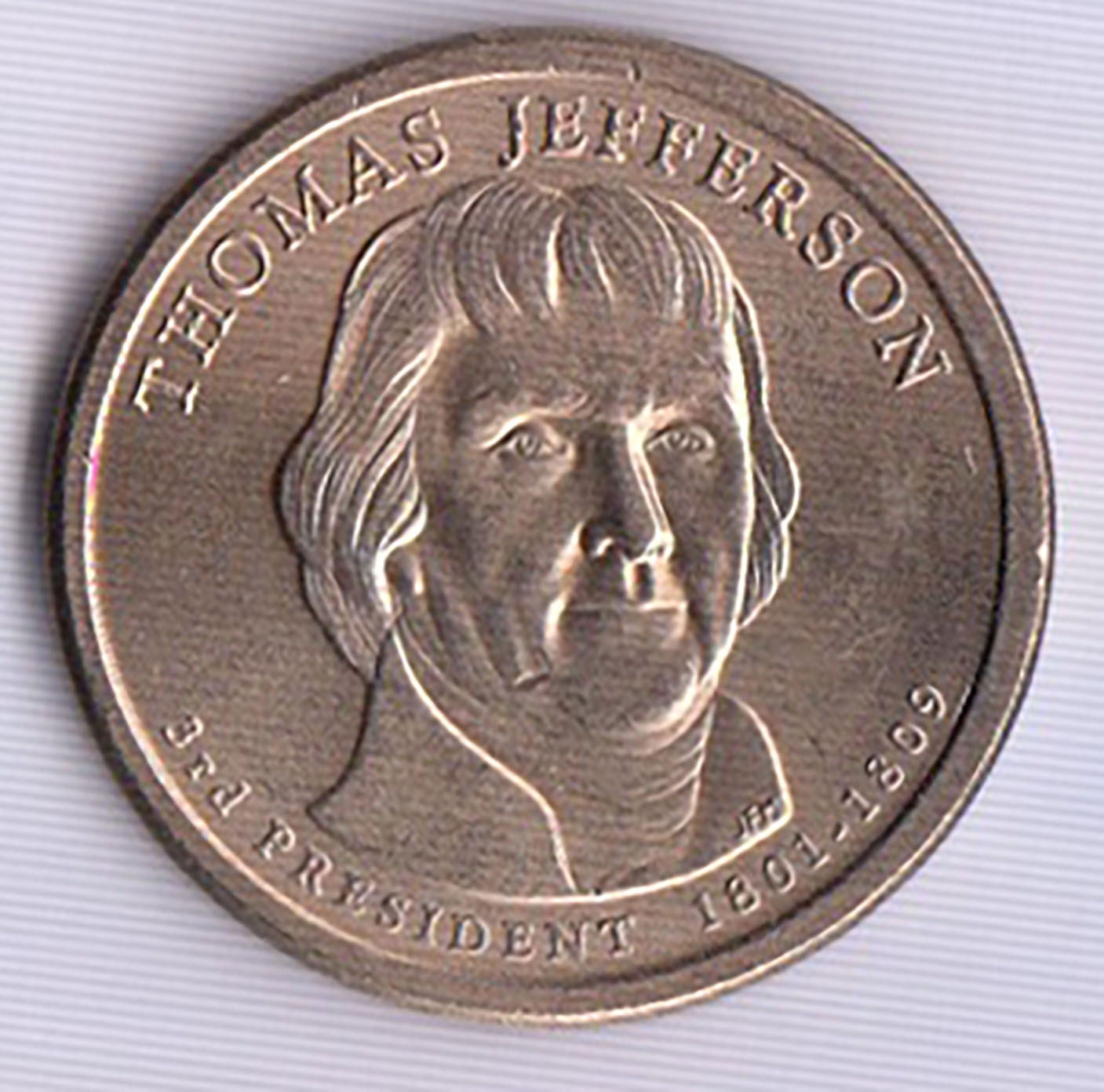 2007 - Dollaro Stati Uniti Thomas Jefferson Zecca P Unc