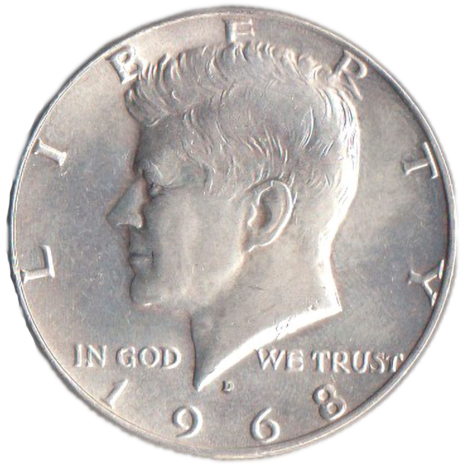 1968 Stati Uniti mezzo dollaro in argento Kennedy Q/Fdc