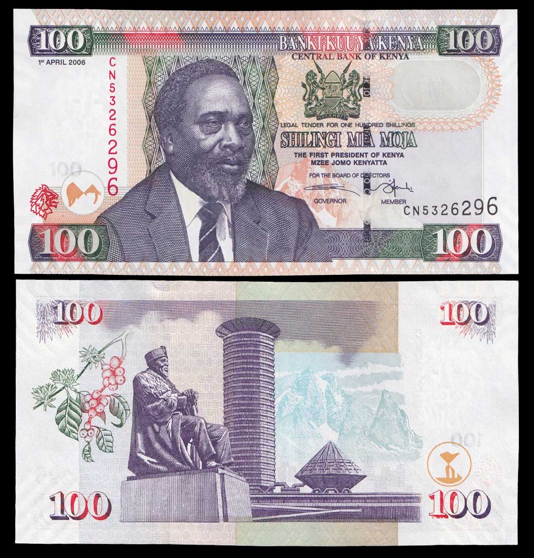 KENYA 100 Shillings 2006 Pick 48 b Fior di Stampa
