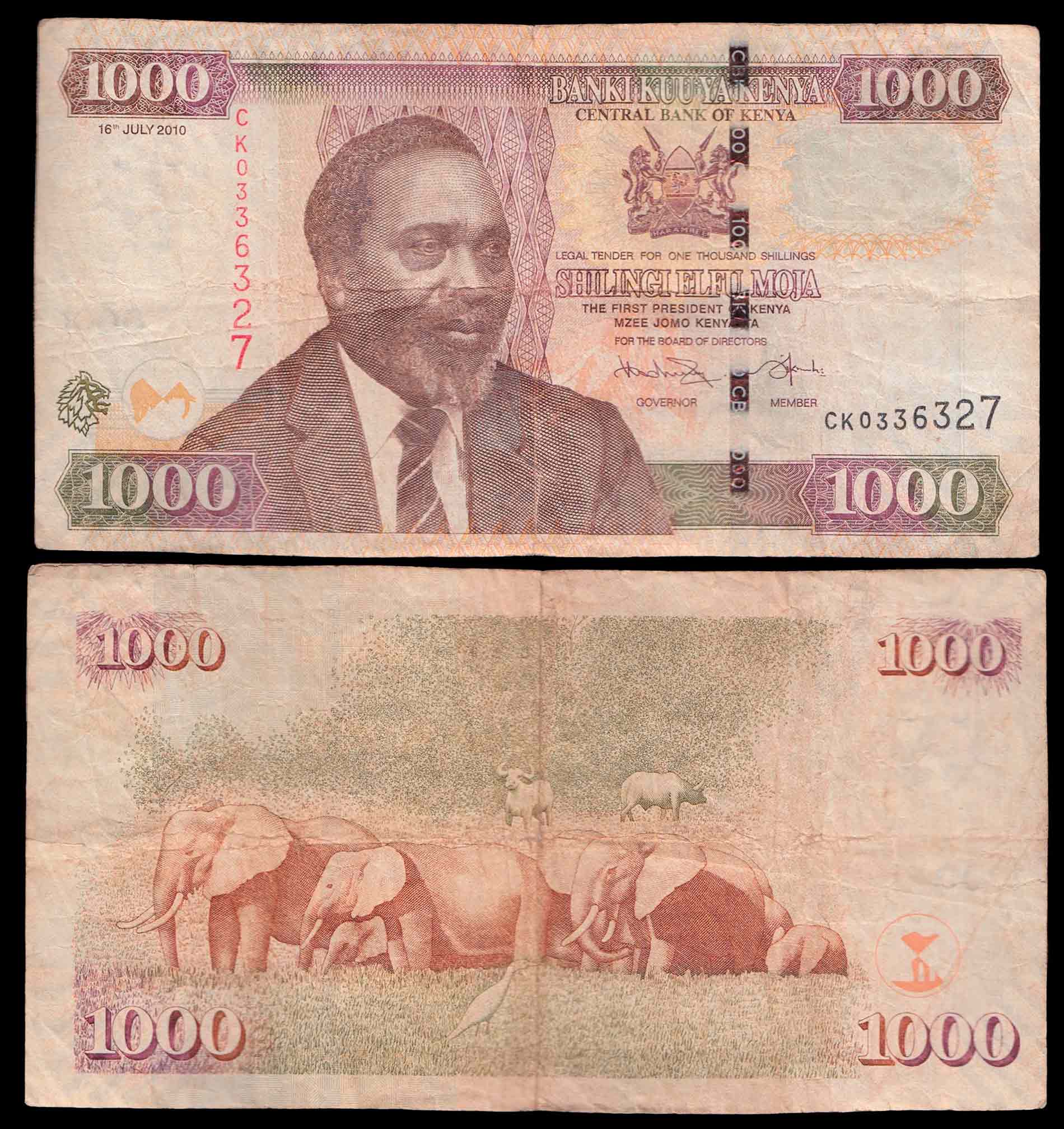 KENYA 1000 Shillings 2006 BB