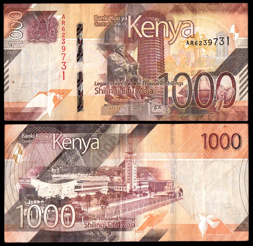 KENYA 1000 Shillings 2019 Spl