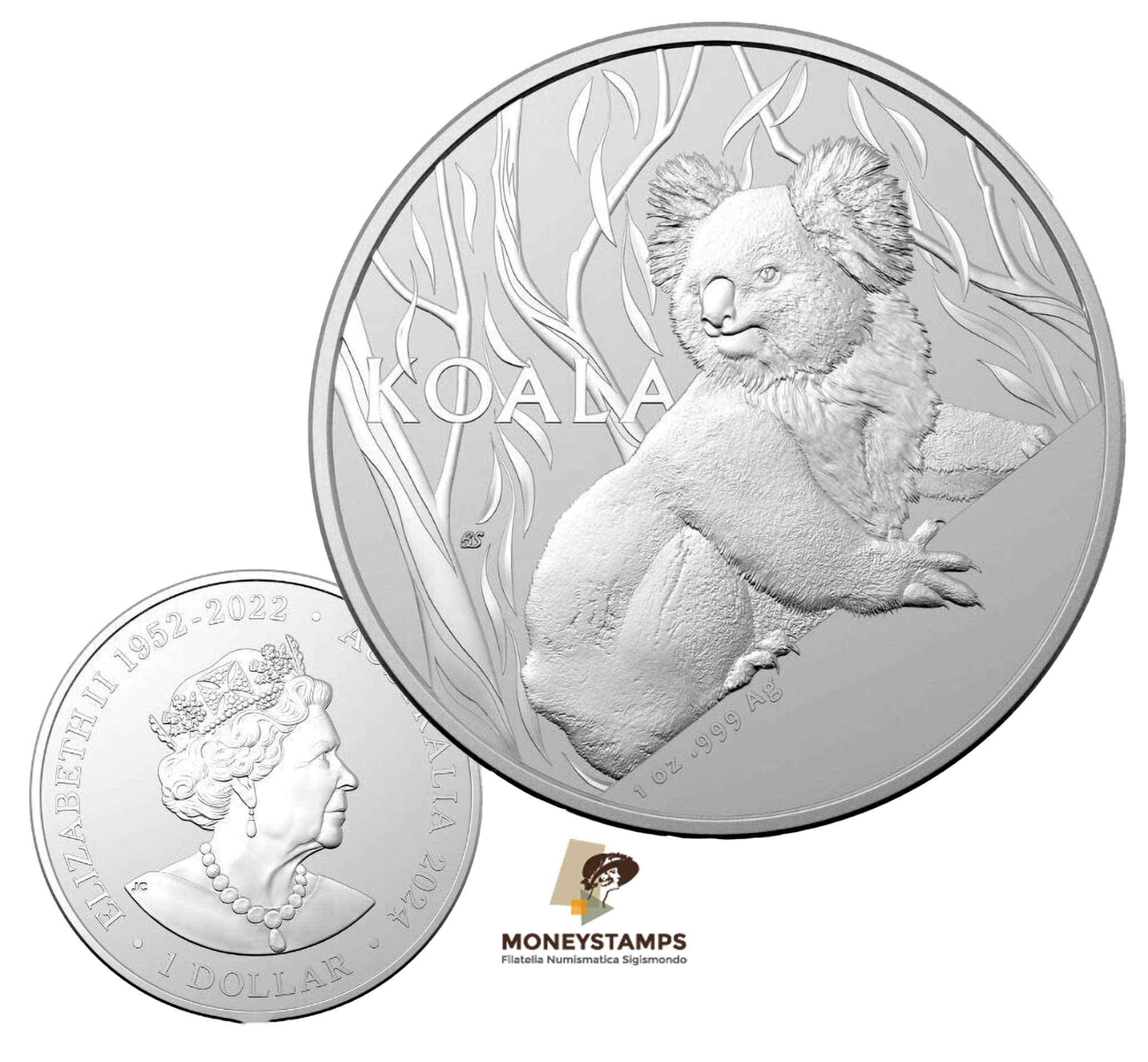 2024 - 1 Dollaro Argento 1 OZ Australia Koala FDC