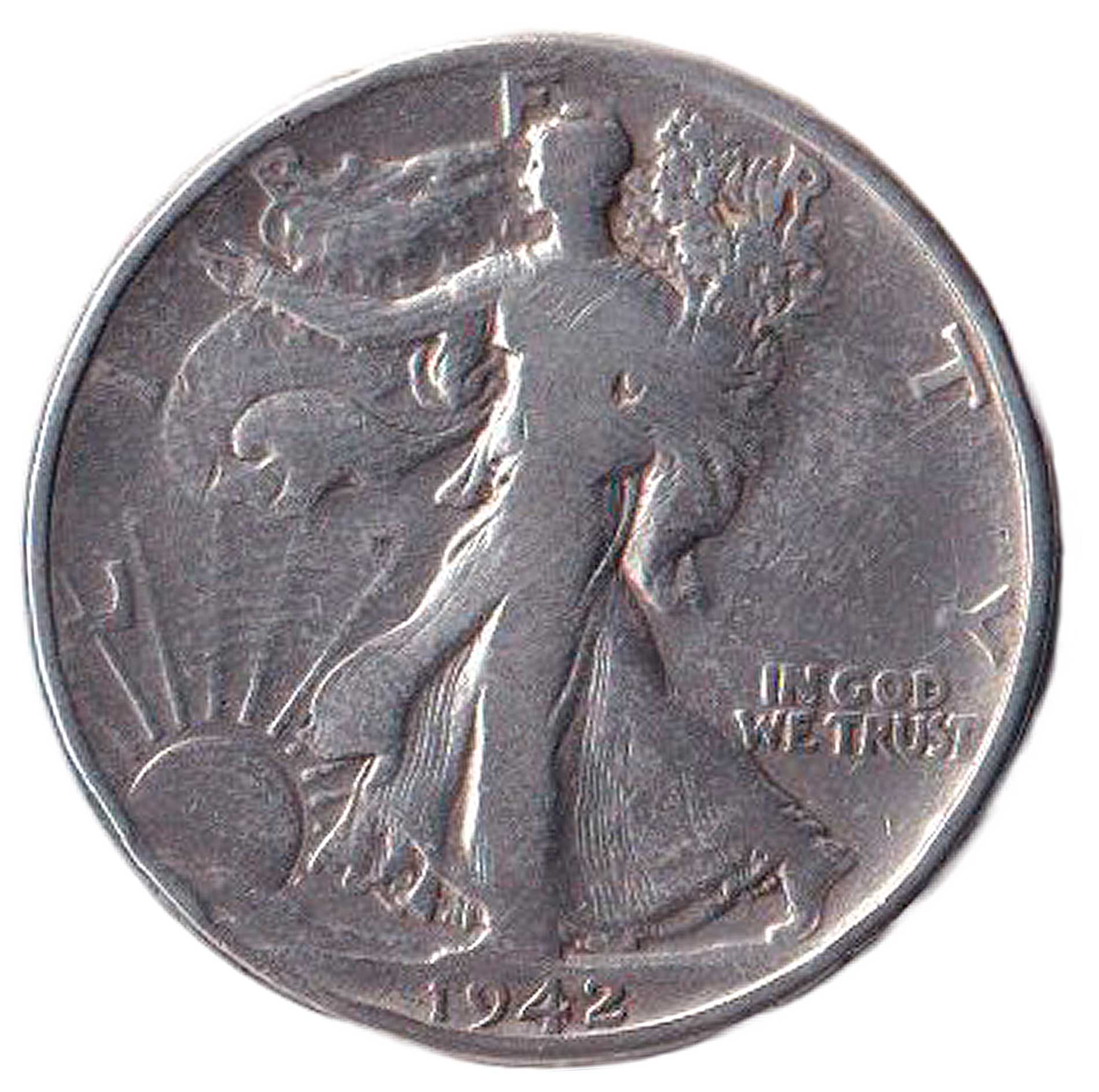 1942 - Mezzo dollaro Argento Stati Uniti Walking Liberty MB+