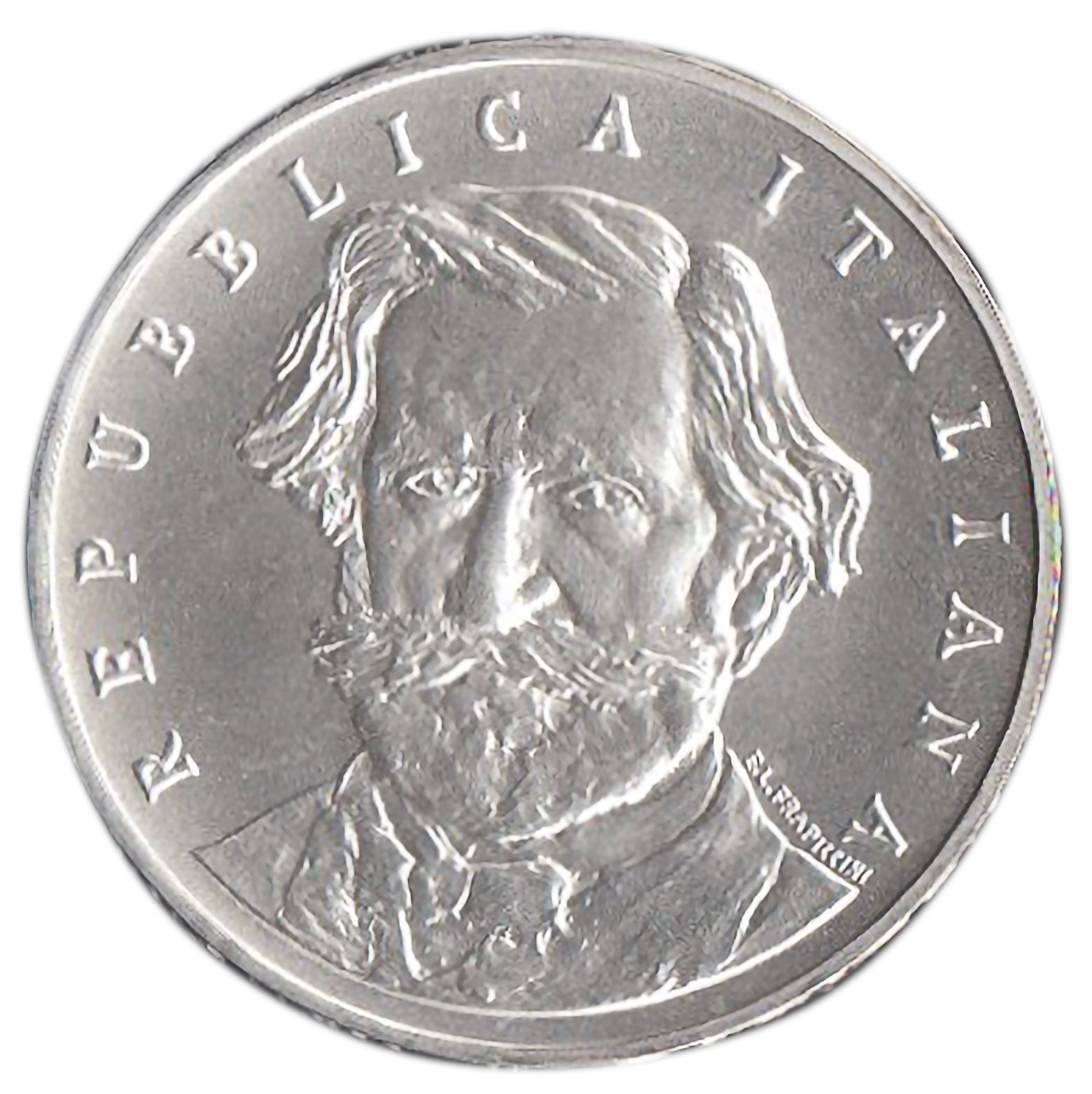 2001 - Lire 1000 Giuseppe Verdi Argento Italia