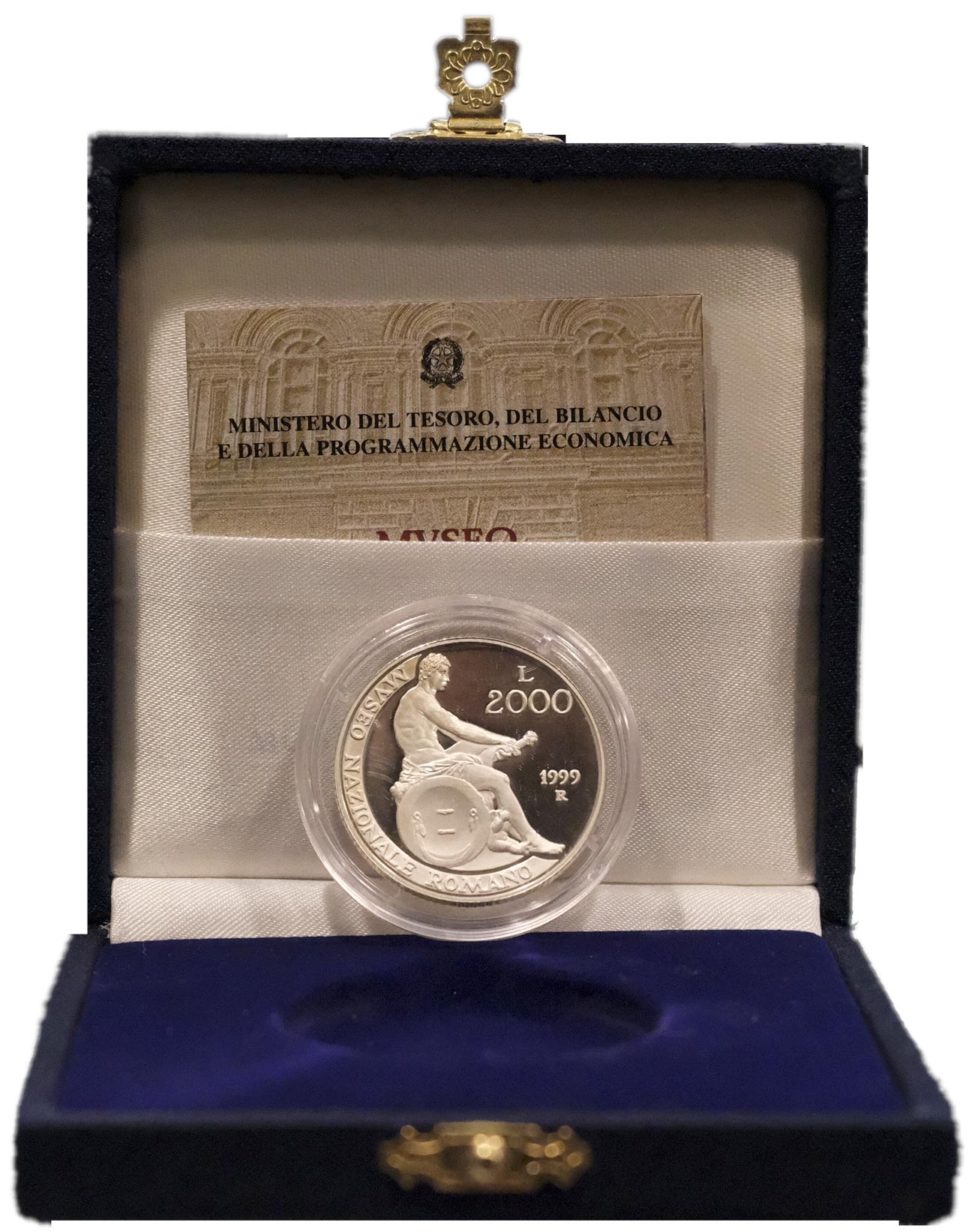 1999 - Lire 2000 Argento Museo Nazionale Romano Proof