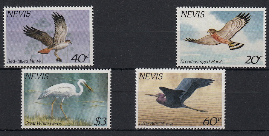 NEVIS 1985 francobolli serie completa nuova Yvert e Tellier 267-70