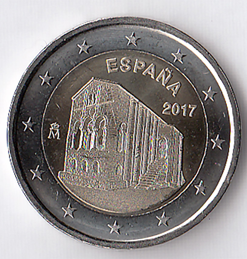 2017 - 2 Euro SPAGNA "Santa María del Naranco" UNC