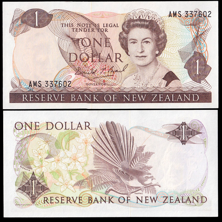 NUOVA ZELANDA 1 Dollaro 1981-92 169 c  Fior di Stampa Consec