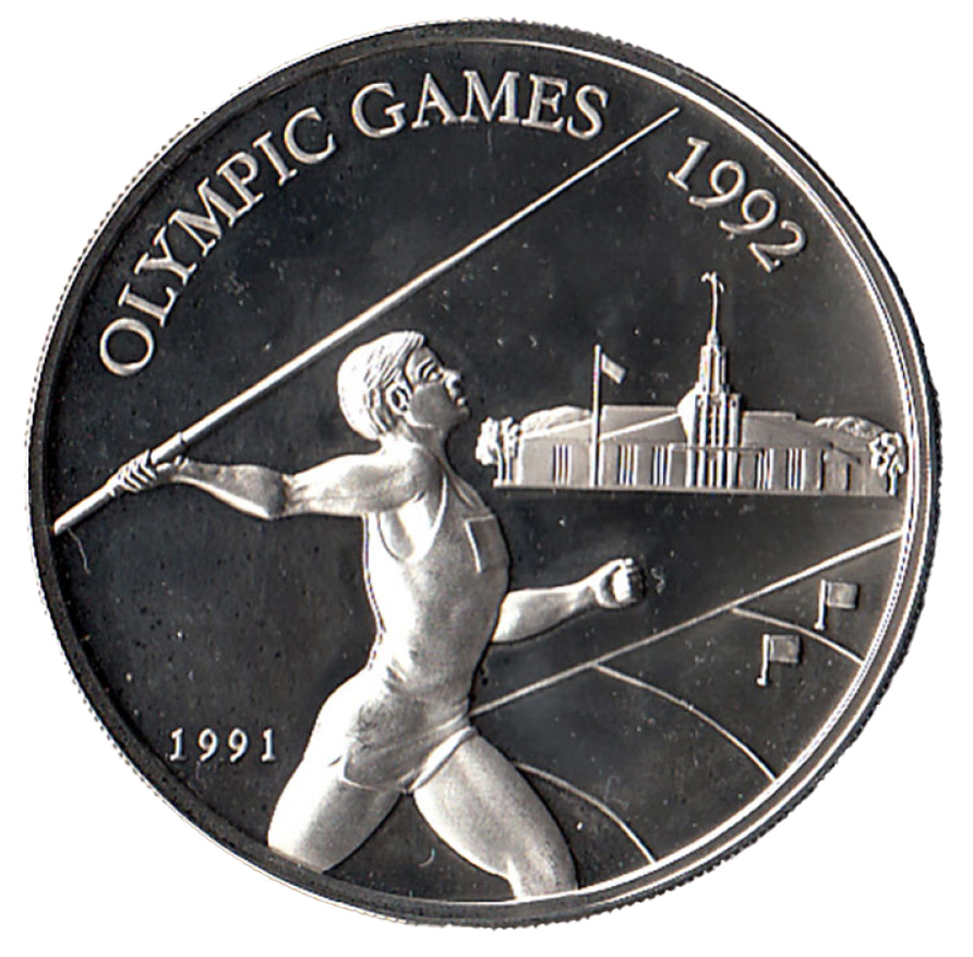 SAMOA 10 Tala Ag. Giochi Olimpici 1991 Proof