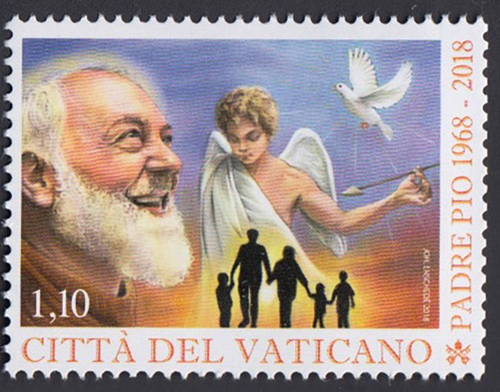 2018 - 50° Morte Padre Pio 1v. Nuovo