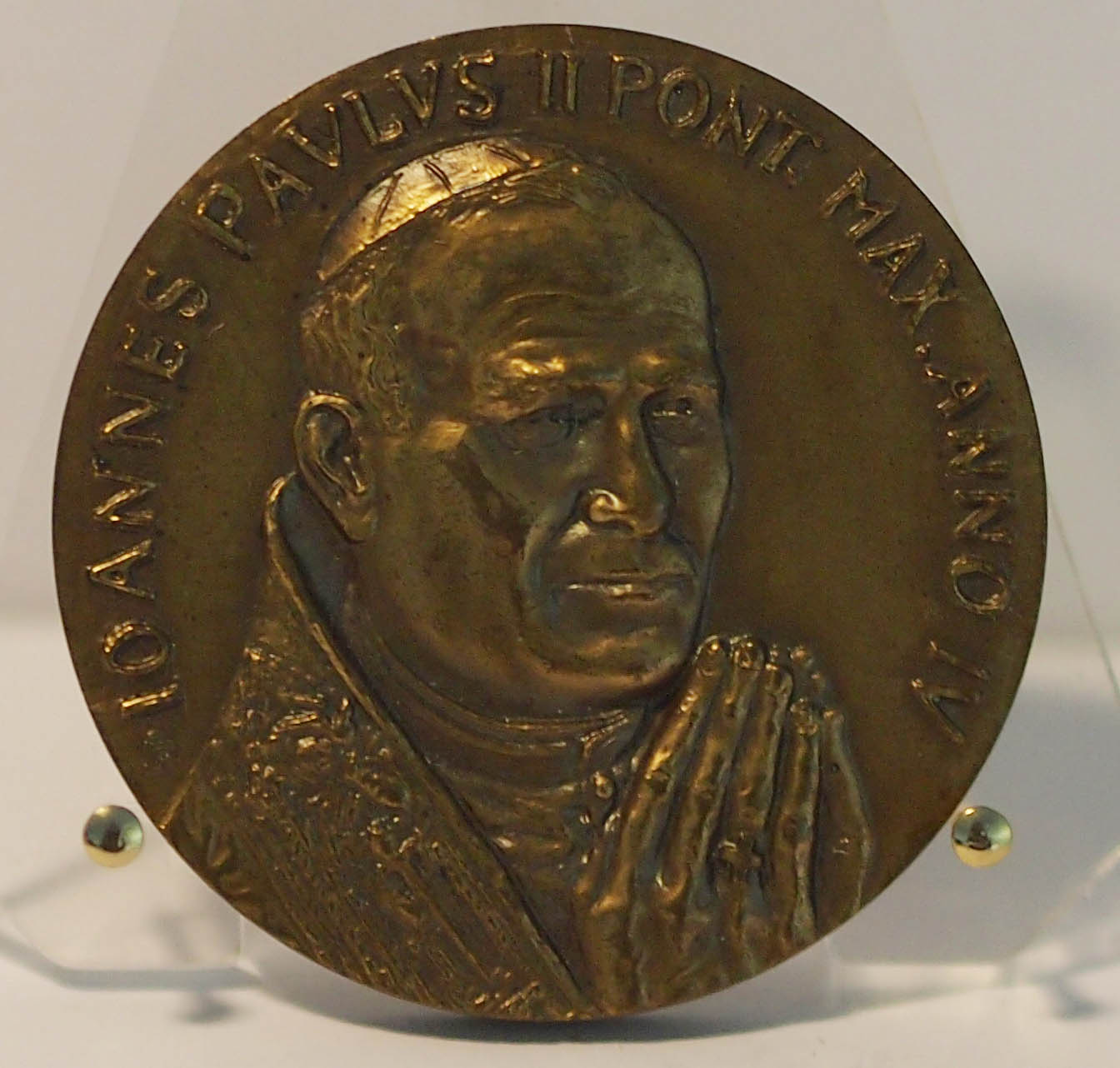 Medaglia di Giovanni Paolo II 1981 in Bronzo Anno IV Fior di Conio