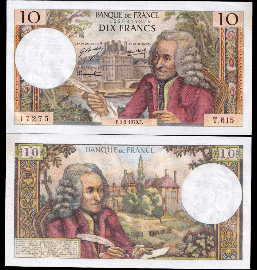 FRANCIA 10 Franchi 1970-73 Voltaire Superba