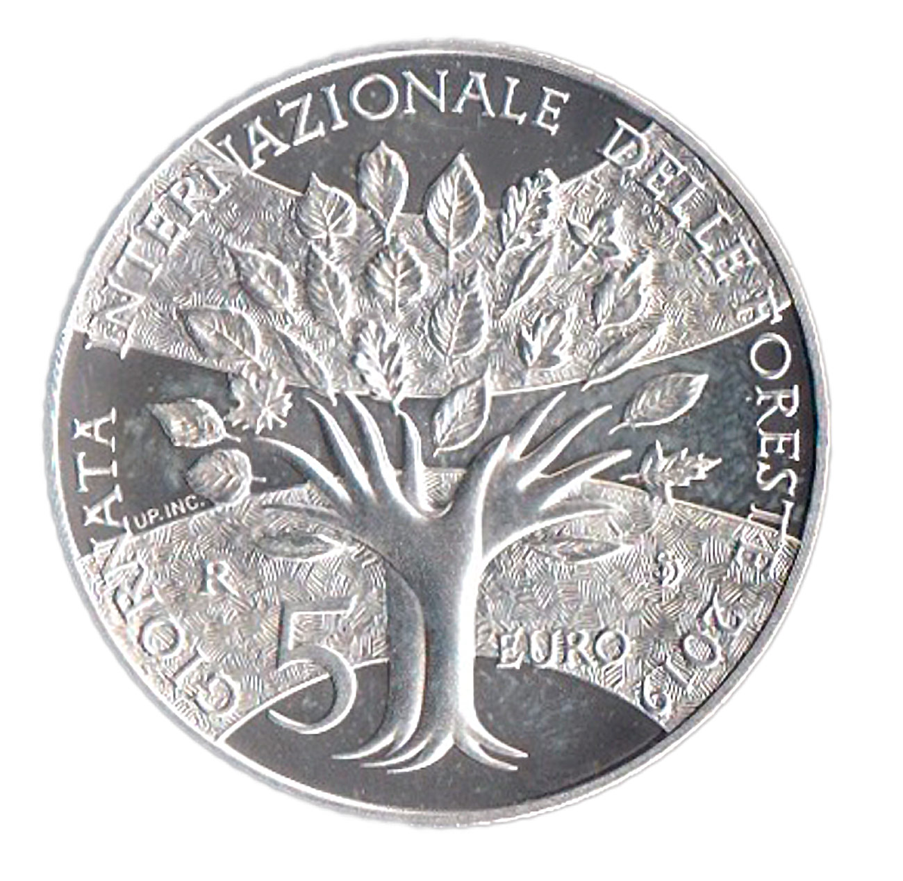 2019 - 5 Euro San Marino Giornata Internazionale delle Foreste Fdc