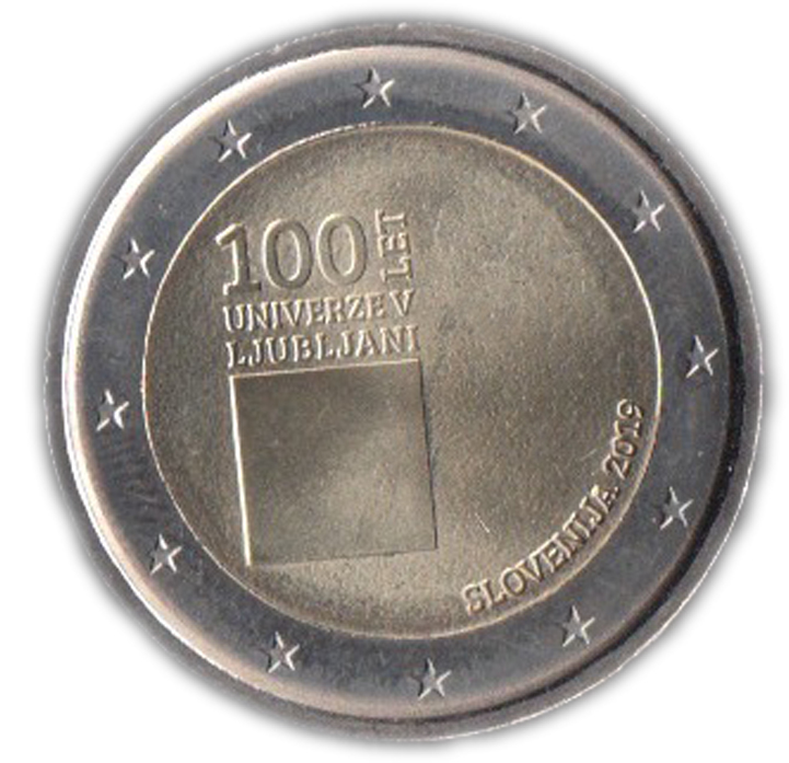 2019 - 2 Euro SLOVENIA Università di Lubiana Fdc