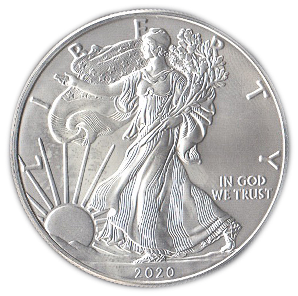 2020 – Stati Uniti 1 Dollar 1 OZ  Liberty Silver Eagle Rara