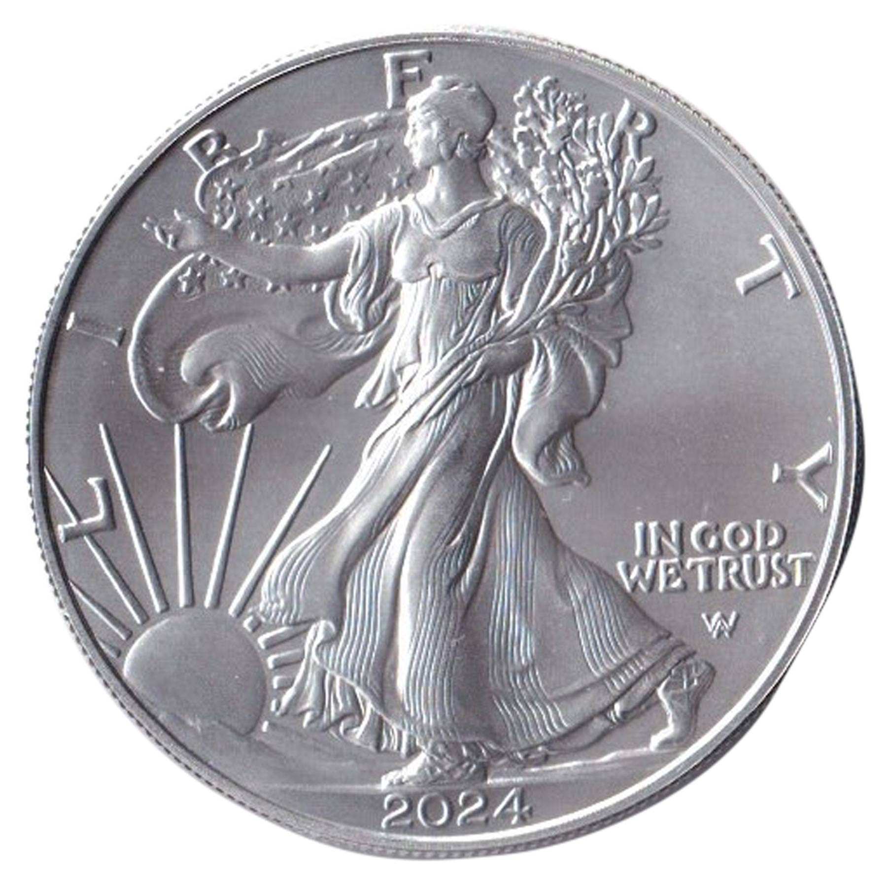 2024 – Stati Uniti 1 Dollar Silver 1 OZ Liberty Ag. Fdc