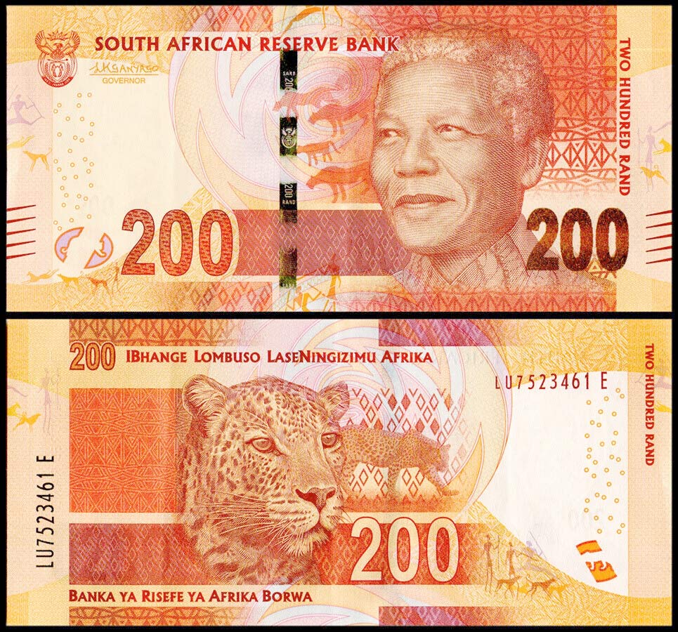 SUD AFRICA 200 Rand 2016 P 142 a Uncirculated
