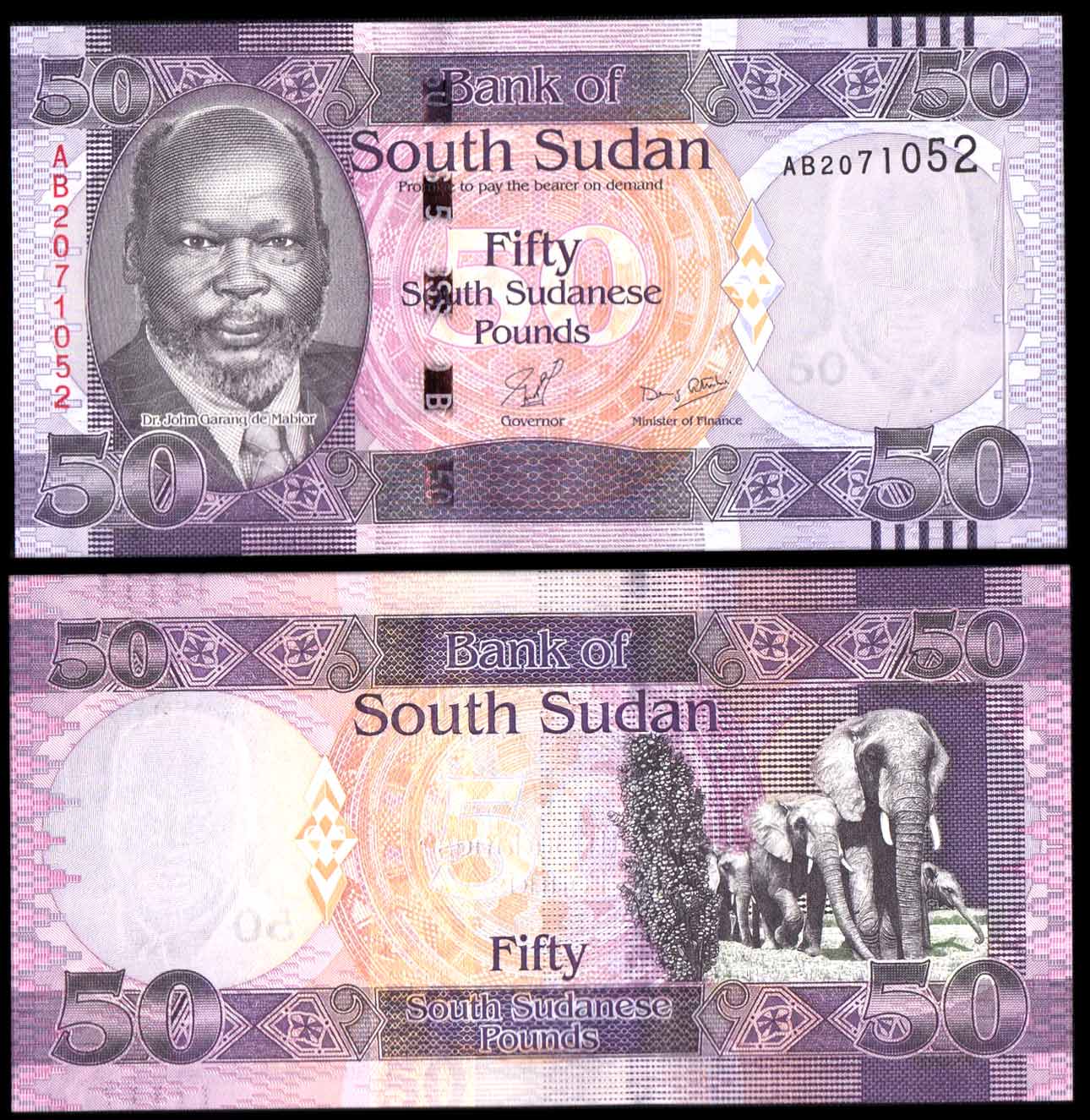 SOUTH SUDAN 50 Pounds 2011 Fior di Stampa