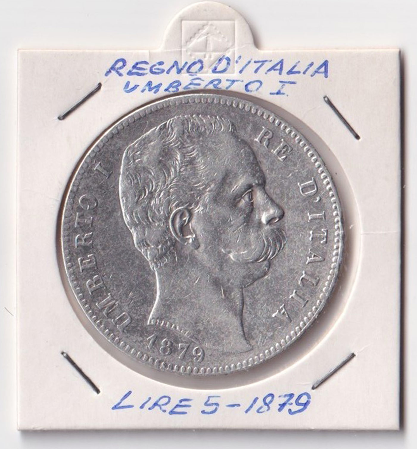 1879 - 5 Lire 1879 Umberto I Quasi Spl