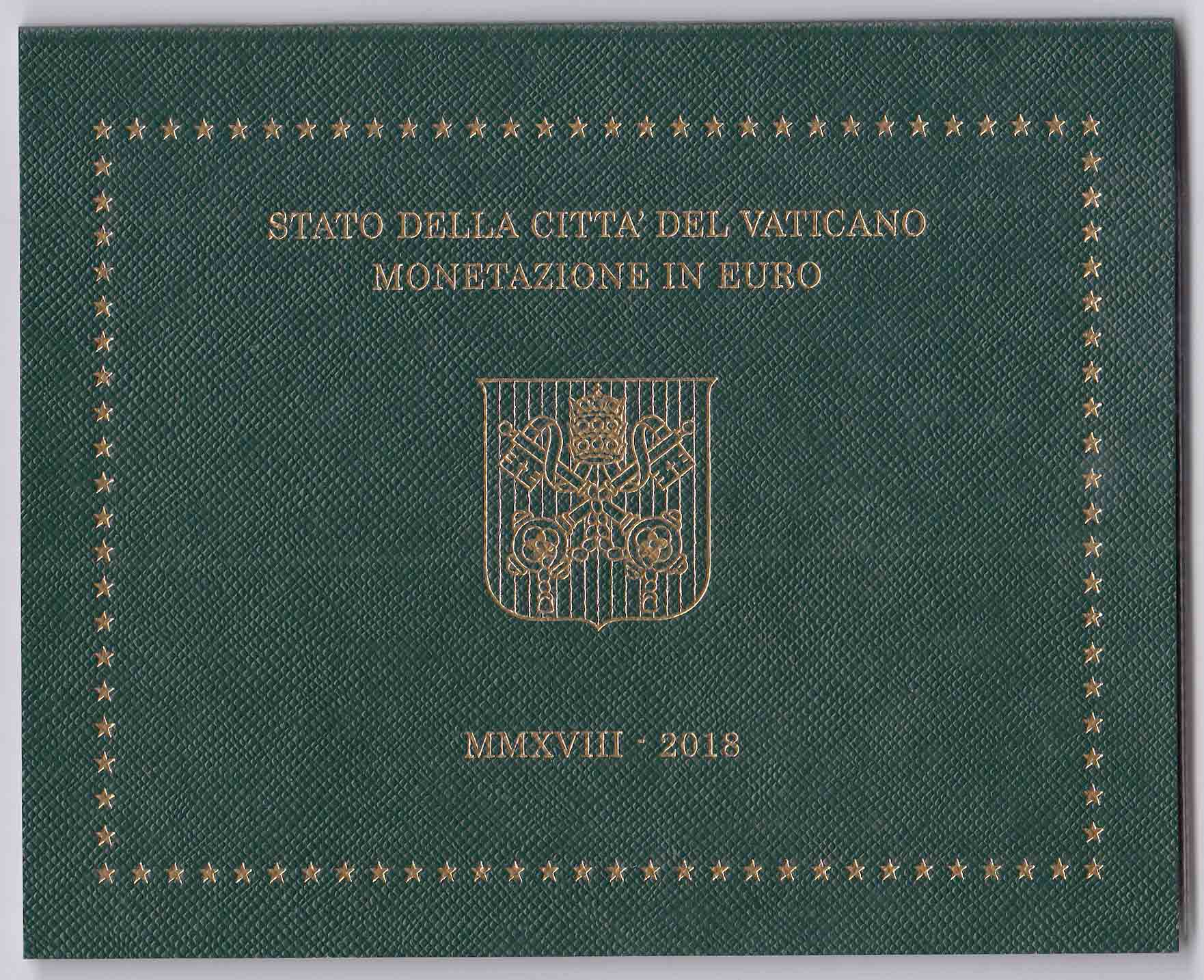 2018 - Set Ufficiale Vaticano Divisionale Euro Fior di Conio Anno V