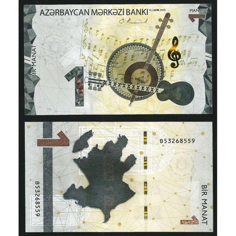 AZERBAIJAN 1 Manat 2020 (2021) Fior di Stampa