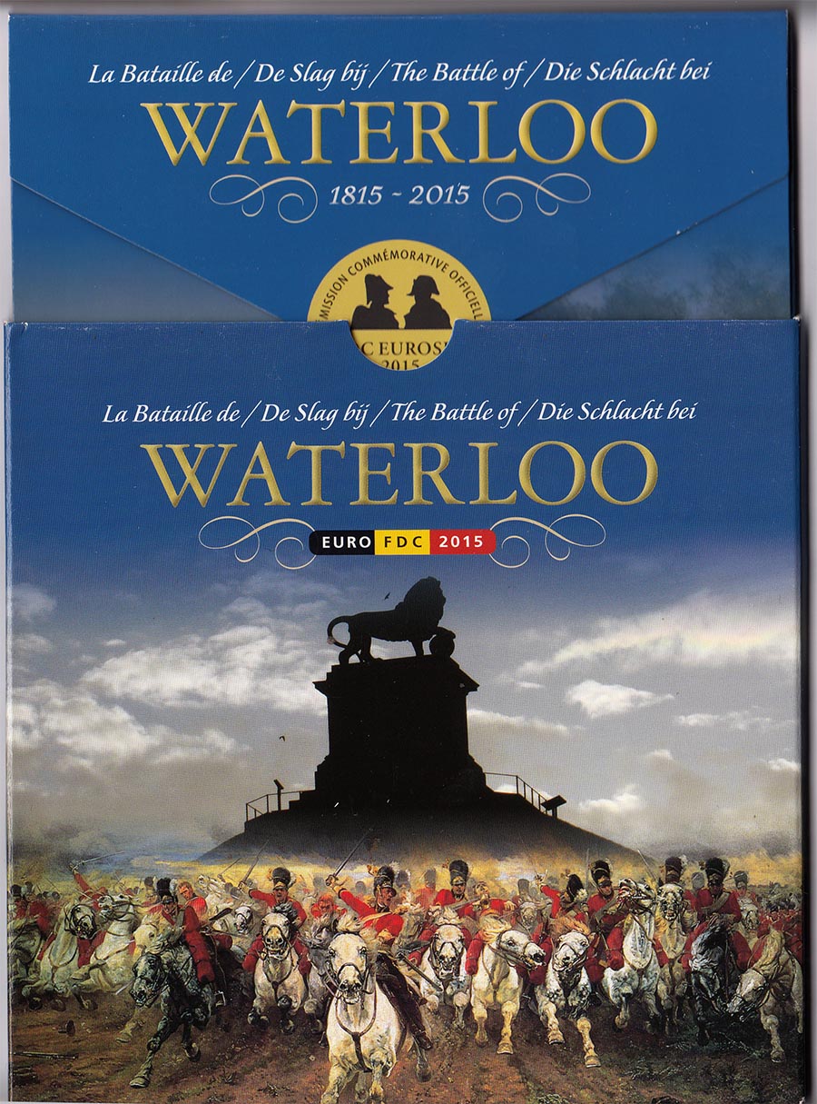 BELGIO Divisionale Ufficiale Euro "200° Battaglia di Waterloo" 2015
