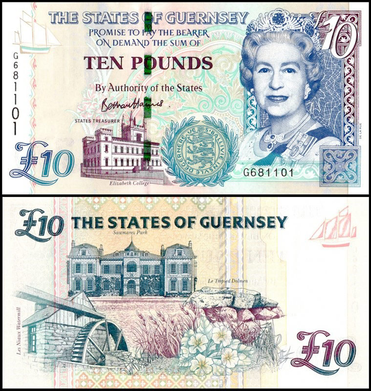 GUERNSEY 10 Pounds 2023 Fior di Stampa