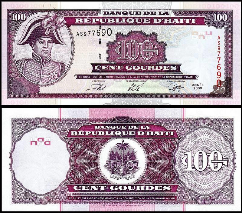 HAITI 100 Gourdes 2000 P 268 Fds