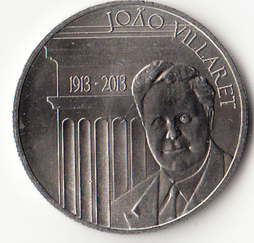 2013 - 2,5 euro PORTOGALLO 100° João Villaret