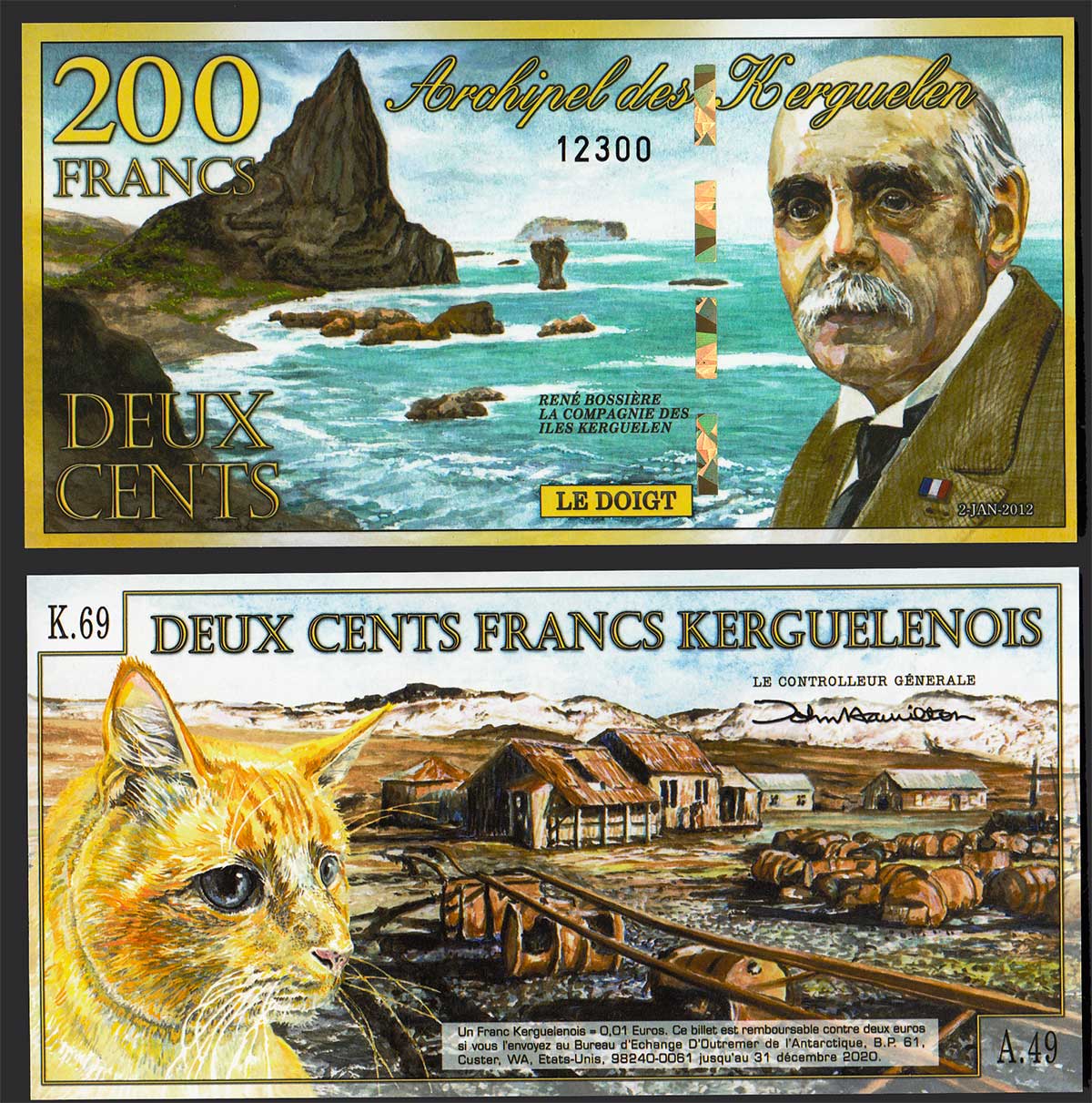 ISOLE KERGUELEN 200 Francs 05.11.2010 Fior di Stampa