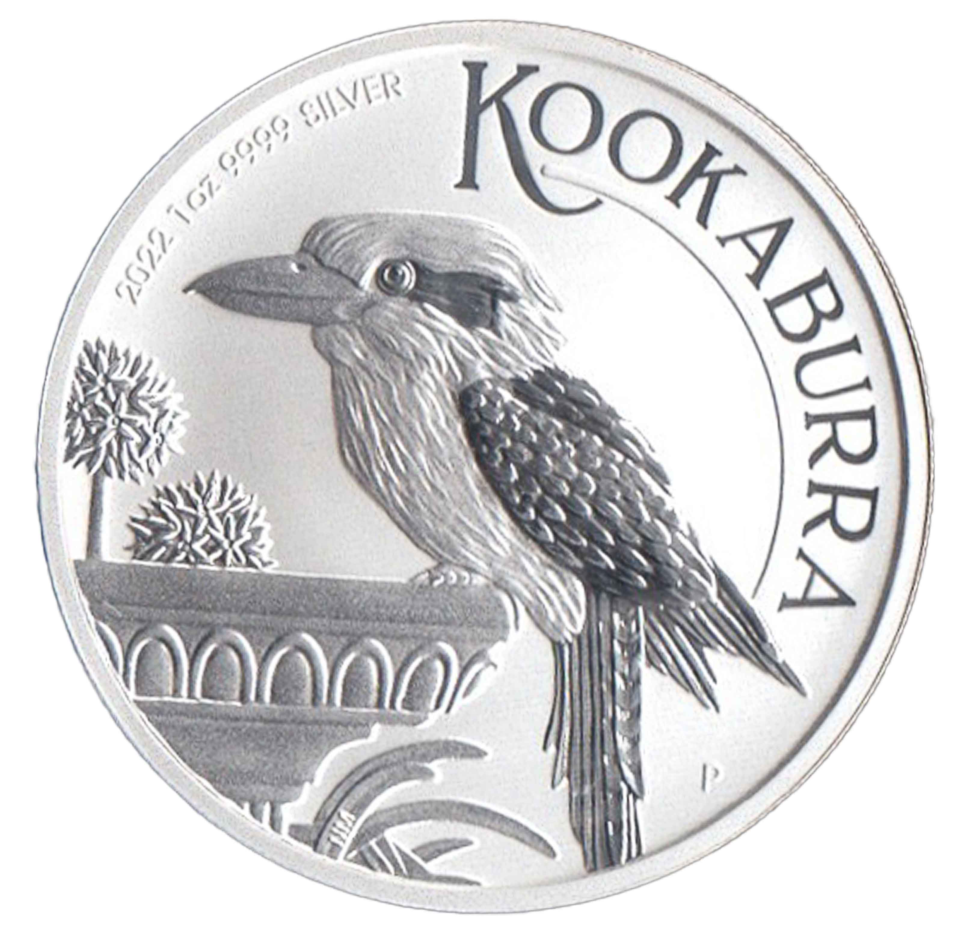 2022 - Australia 1 Dollaro Argento 1 OZ Kookaburra Fdc