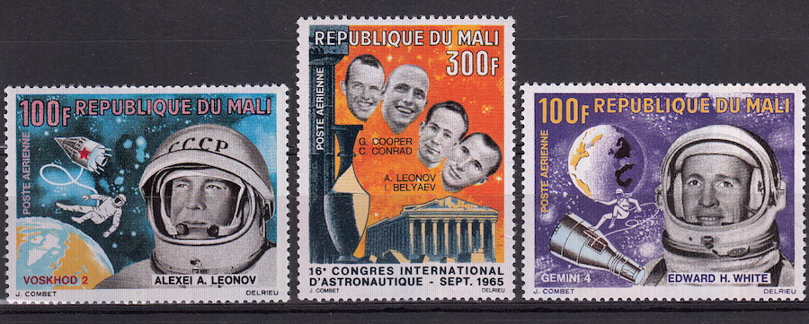 MALI 1966  serie completa Spazio nuova Yvert Tellier A33-5